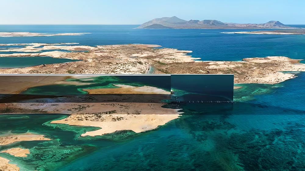 এর নীচ দিয়ে হাই-স্পিড বিশিষ্ট ট্রেন চলাচলের ব্যবস্থাও রয়েছে। পরিবেশের উপর যেন কোনও ক্ষতিকর প্রভাব না পড়ে, সেই কারণে পুনর্নবীকরণযোগ্য শক্তির মাধ্যমে এই ট্রেন চলবে বলে জানানো হয়েছে।