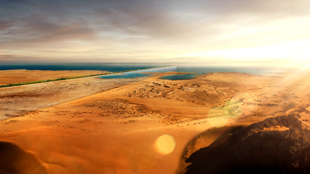 শুধু তা-ই নয়, ভূগর্ভস্থ জল কী ভাবে ব্যবহার করা যাবে তা নিয়ে চিন্তাভাবনা করছেন নির্মাতারা। এখন সকলেই সৌদি আরবের বুকে এই স্কাইস্ক্র্যাপারটি তৈরি হওয়ার অপেক্ষায়।