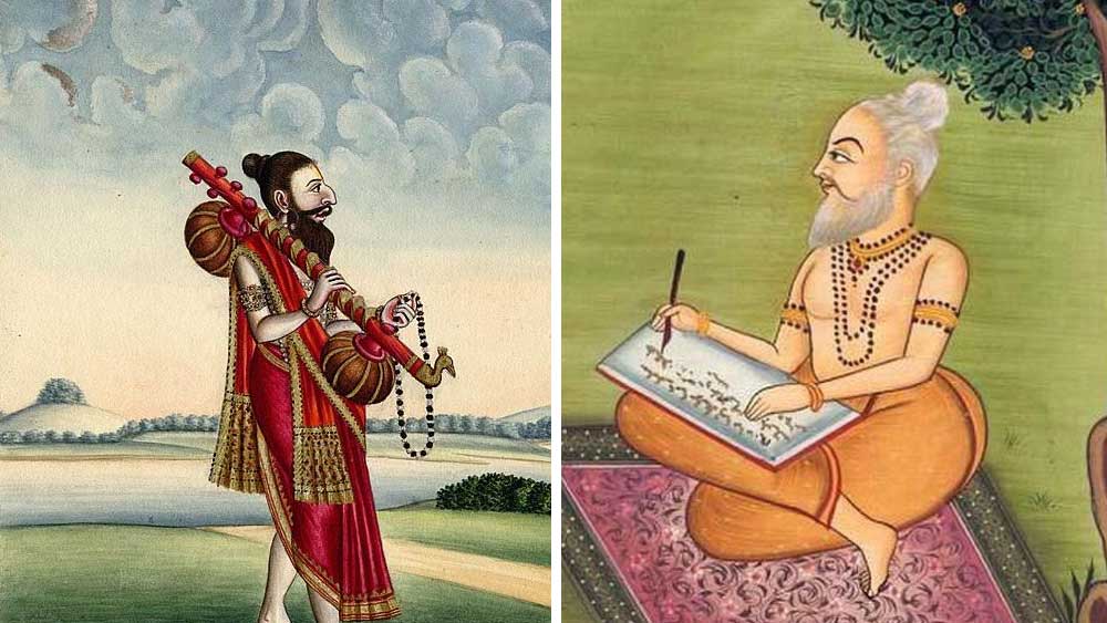 বাল্মীকি নারদকে জানান যে, তিনি সর্ব সুলক্ষণযুক্ত এবং সর্বগুণান্বিত কোনও পুরুষকে কেন্দ্র করে এক মহাকাব্য রচনা করতে আগ্রহী। তেমন কোনও পুরুষের সন্ধান কি নারদ তাঁকে দিতে পারেন? এর উত্তরে নারদ তাঁকে ইক্ষ্বাকু বংশের রাজা রামচন্দ্রের কথা জানান। তিনি কয়েকটি মাত্র শ্লোকে রামচন্দ্রের কীর্তি বর্ণনা করে বলেন যে, এই সর্ব সুলক্ষণযুক্ত ও সর্ব গুণান্বিত পুরুষোত্তম সম্প্রতি একশো অশ্বমেধ যজ্ঞ সম্পন্ন করেছেন। কয়েক হাজার ব্রাহ্মণকে গাভী দান করেছেন এবং আরও অনেক সুকর্ম করেছেন। ধরাধামে ধর্ম প্রতিষ্ঠার কাজ শেষ হলে রামচন্দ্র ব্রহ্মলোকে ফিরে যাবেন। বাল্মীকি রামচন্দ্রের কাহিনিকে তাঁর কাব্যে অমর করে রাখতে পারেন।