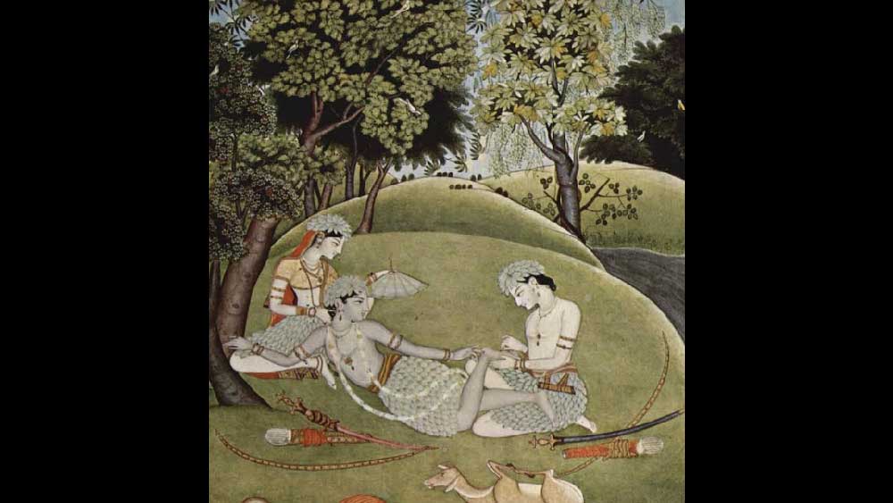 এই বলে হনুমান তাঁর ‘রামায়ণ’ লেখা পর্বতটিকে উপড়ে ছুড়ে দিলেন দূরে। শতসহস্র যোজন পার হয়ে সেটি সমুদ্রে গিয়ে পড়ল। বাল্মীকি বিস্মিত হলেন এই কাণ্ডে। হনুমান তাঁকে জানালেন, এই ‘রামায়ণ’-এর আর কোনও প্রয়োজন নেই। কারণ, রামকথা তাঁর হৃদয়ে খোদিত হয়ে আছে।