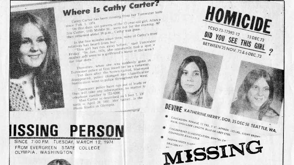 টেড বান্ডি ক্যালিফোর্নিয়া, ওরেগন, ওয়াশিংটন, আইডাহো, উটা, কলোরাডো এবং ফ্লরিডায় ১৯৭৮ পর্যন্ত বহু মহিলাকে খুন করে। গ্রেফতারের পর টেড নিজেই এই খুনগুলির কথা স্বীকার করে। তবে তাকে শুধুমাত্র তিনটি খুনের জন্য দোষী সাব্যস্ত করা হয়। মনে করা হয়, ৩০টি খুনের কথা স্বীকার করলেও আসলে তার খুনের সংখ্যা ছিল শতাধিক।