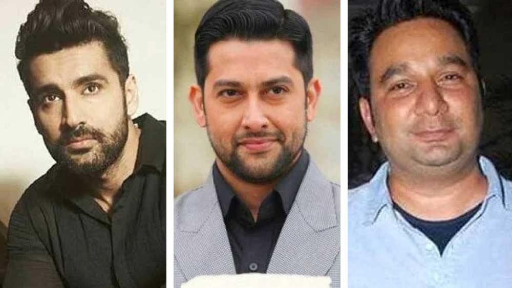 অভিনেতা কর্ণ নাথ, আফতাব শিবদাসানি এবং কোরিওগ্রাফার-পরিচালক আহমেদ খান।