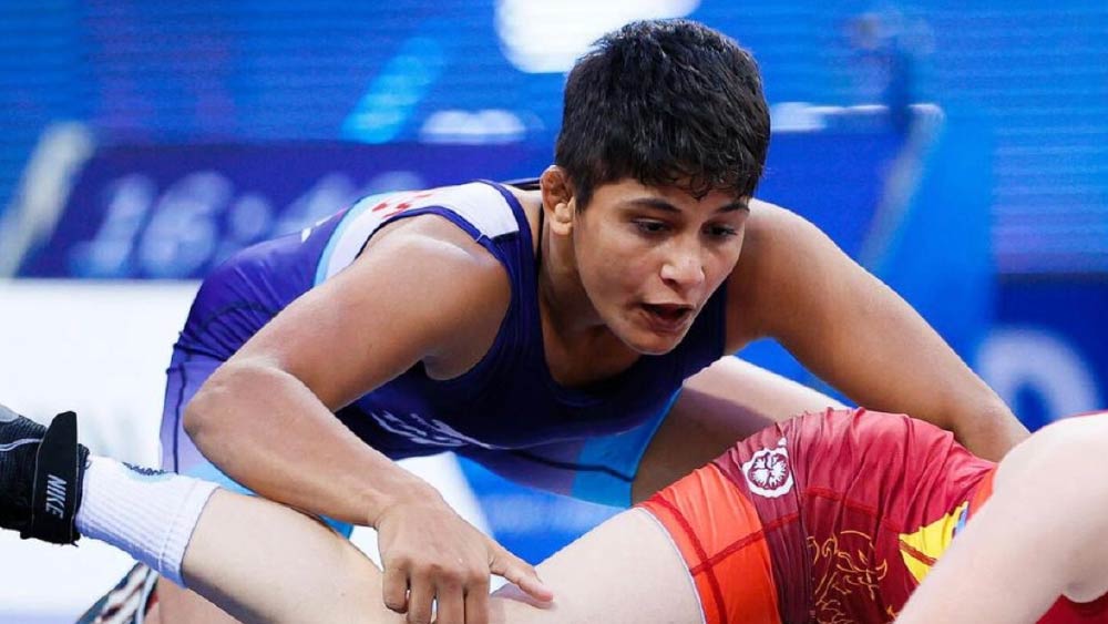 দেশের প্রথম মহিলা অনূর্ধ্ব-২০ বিশ্ব রেসলিং চ্যাম্পিয়নশিপ জয়ীর নাম অন্তিম কেন, তার নেপথ্যেও রয়েছে একটি কাহিনি।