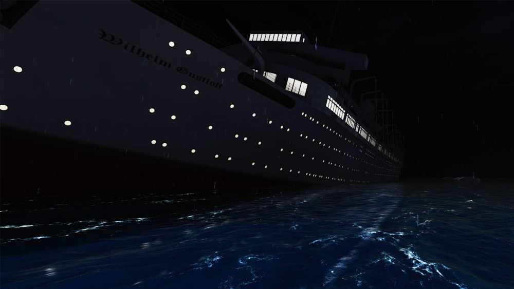 কিন্তু সেই ছোট জাহাজটিতে যান্ত্রিক গোলযোগ দেখা দেয়। এ ছাড়াও একটি টর্পেডো বোটকে কোনও কারণে ফিরে যেতে হয়। অবশেষে একটি টর্পেডো বোট নিয়েই রওনা হয় ‘ভিলহেল্ম গাস্টলফ’। দুপুর পেরিয়ে যত অন্ধকার বাড়তে থাকে, জাহাজের ক্যাপ্টেনের চিন্তাও বাড়তে থাকে পাছে শত্রু আক্রমণ করে।