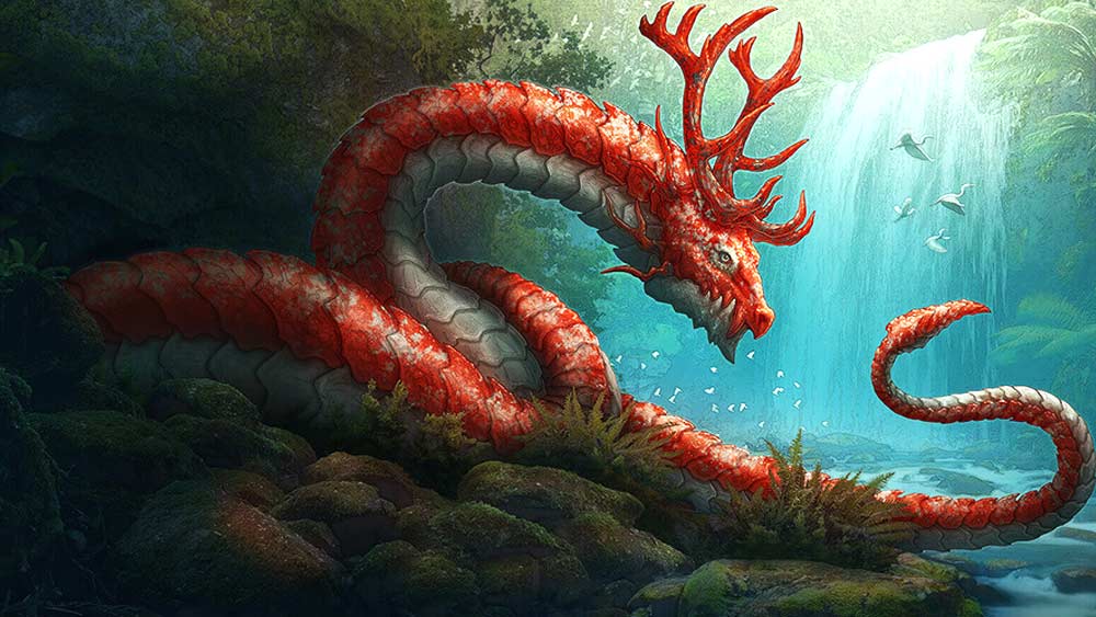 আবার, প্রাচ্য সংস্কৃতির পৌরাণিক কাহিনি ঘাঁটলে জানা যায়, সাপের মতো দেখতে এই জন্তুটির চারটি পা থাকলেও তাদের কোনও ডানা ছিল না।