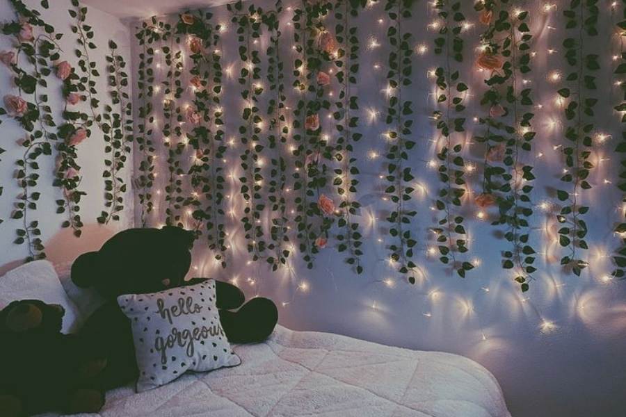 আলো ও সবুজ পাতায় সাজুক ঘর