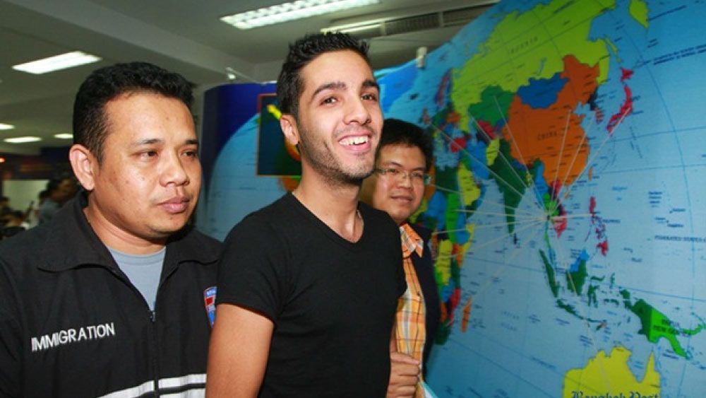 ২০১৩ সালের মে মাসে তাইল্যান্ড থেকে হামজাকে প্রত্যর্পণ করে আনা হয়েছিল আমেরিকায়। আটলান্টায় তাঁর বিচার শুরু হয়। ২০১৫ সালের ২৫ জুন তাঁকে দোষী সাব্যস্ত করে আদালত।