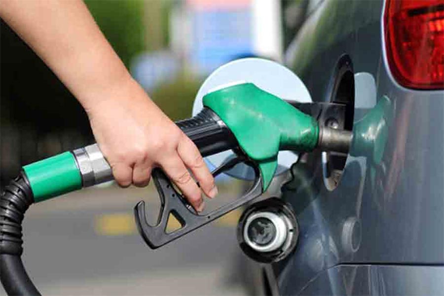 file image of a petrol pump