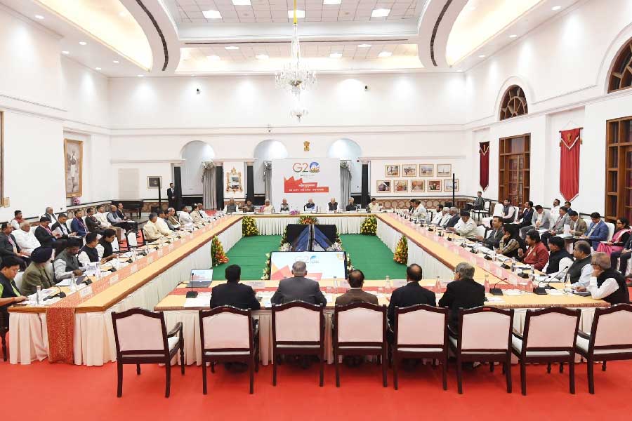 জি২০ সম্মেলনের প্রস্তুতিতে সর্বদল বৈঠক। সোমবার দিল্লিতে।