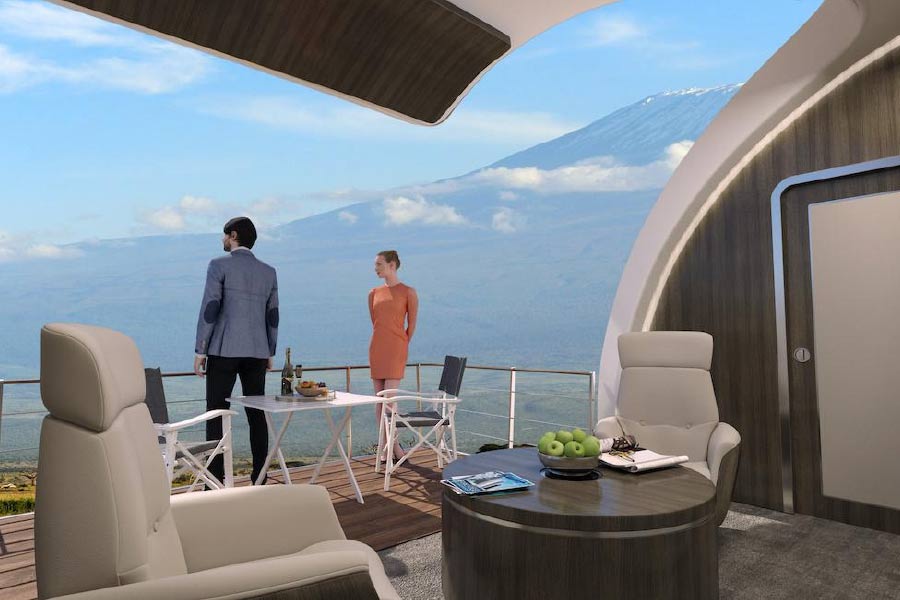 বিমানে প্রবেশ করলে যাত্রীদের বসার আসনের বদলে চোখ পড়বে বেডরুম।