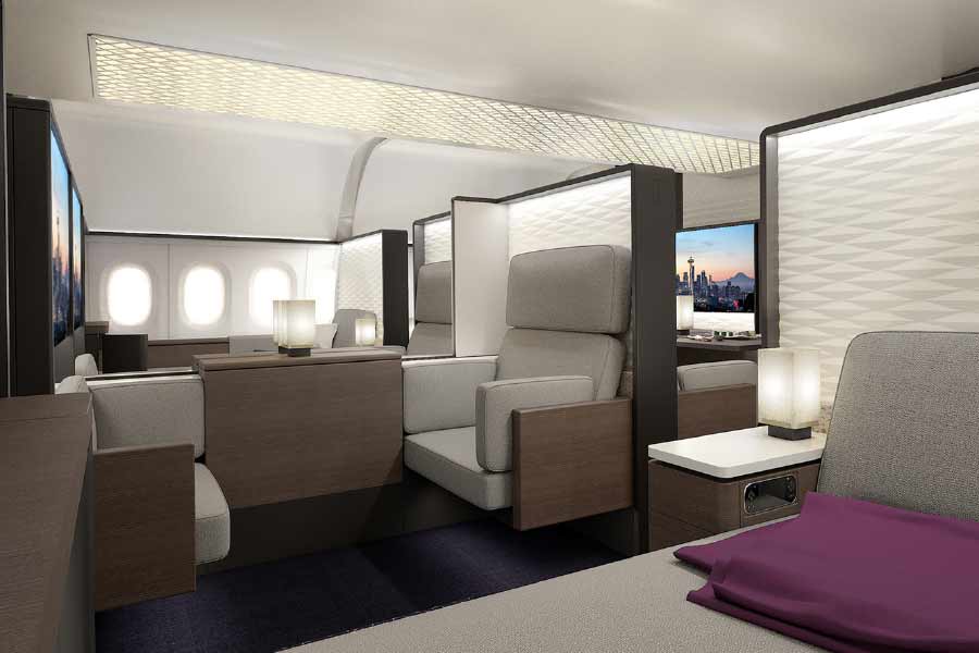 খসড়া অনুযায়ী বিমান নির্মাতারা ভেবেছিলেন, এ৩৩০ বিমানে ৮ থেকে ১২ জন যাত্রী একসঙ্গে থাকতে পারবেন। তবে বর্তমানে সর্বাধিক সাতচল্লিশ জন যাত্রী এই বিমানে যেতে পারেন।