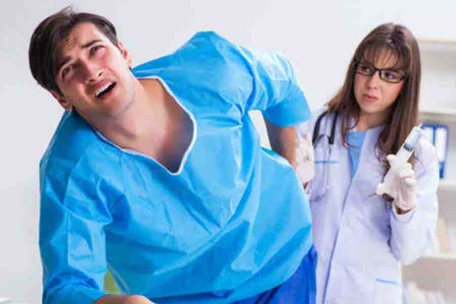 পশ্চাদ্দেশের যে পেশিতে ইঞ্জেকশন দেওয়া হয়, সেই পেশিটির নাম ভেন্ট্রোগ্লুটিয়াল পেশি। 