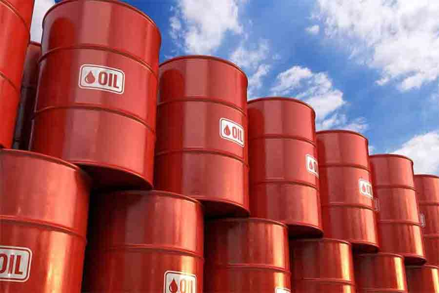 A representative image of oil barrels