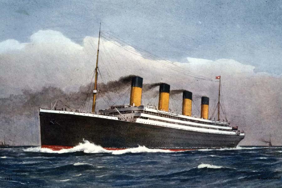 ১৯০৮ সালের ঘটনা। এম ম্যাকডোনেল বদকিন তাঁর লেখা ‘দ্য শিপ রান’ উপন্যাসেও একটি জাহাজডুবির কথা উল্লেখ করেছেন। সেই জাহাজের নাম ছিল ‘টাইটানিক’।