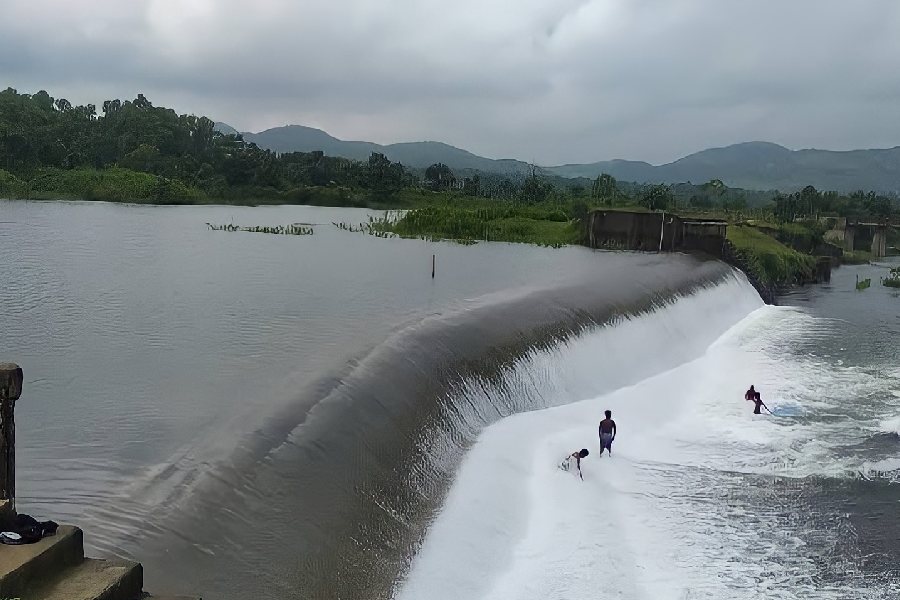 মুরুগুমা ড্যামের দৃশ্য। 
