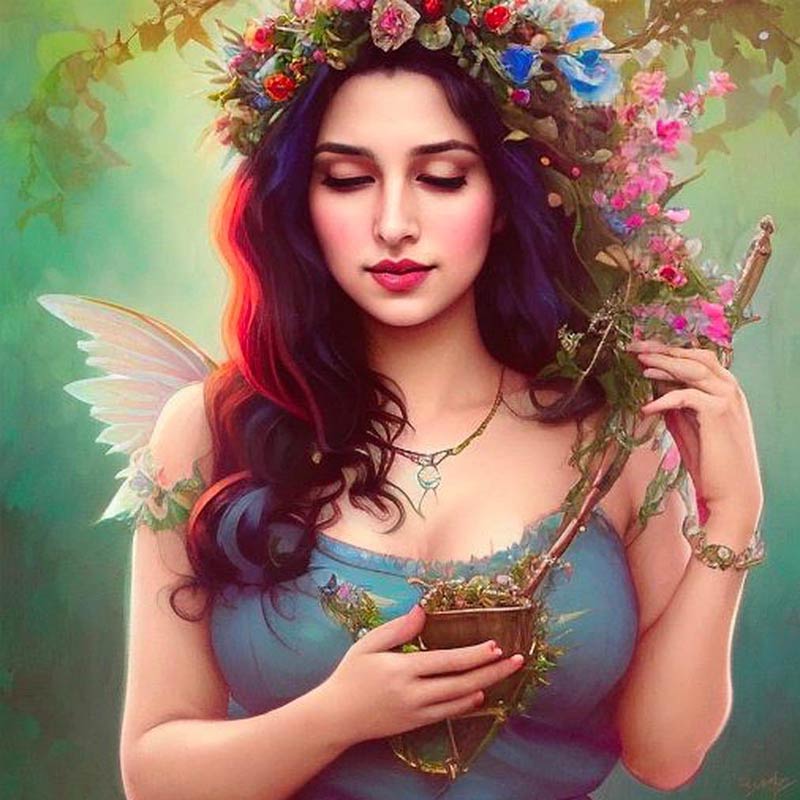 কখনও পরির মতো ডানা মেলে, কখনও বাহারি ফুলে চুল সাজিয়ে যেন অপ্সরা সেজেছেন তিনি। নিজের রূপে নিজেই গিয়েছেন মজে। টুইটারে সে সব ছবি দেখার পর যেন চোখ ফেরানো দায়। 