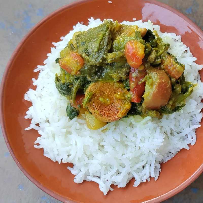 শিস পালংয়ের ঘণ্ট।