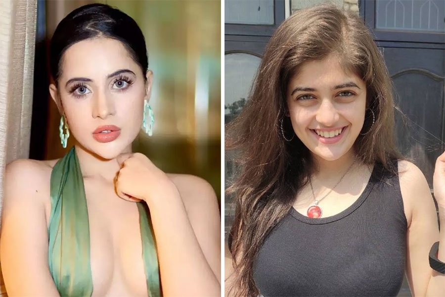 কথা হচ্ছে উরফি জাভেদ এবং উরভি সিংহকে নিয়ে। দু’জনেই বিনোদন জগতে বেশ পরিচিত মুখ। তবে তাঁদের জনপ্রিয়তার কারণ সম্পূর্ণ ভিন্ন। বরং তা একে অপরের বিপরীত।