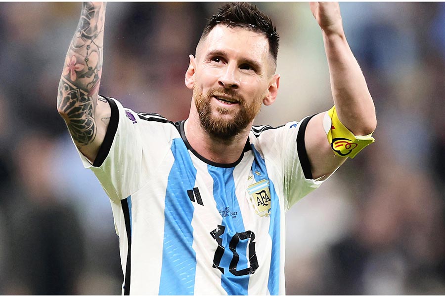 Argentina star footballer Lionel Messi