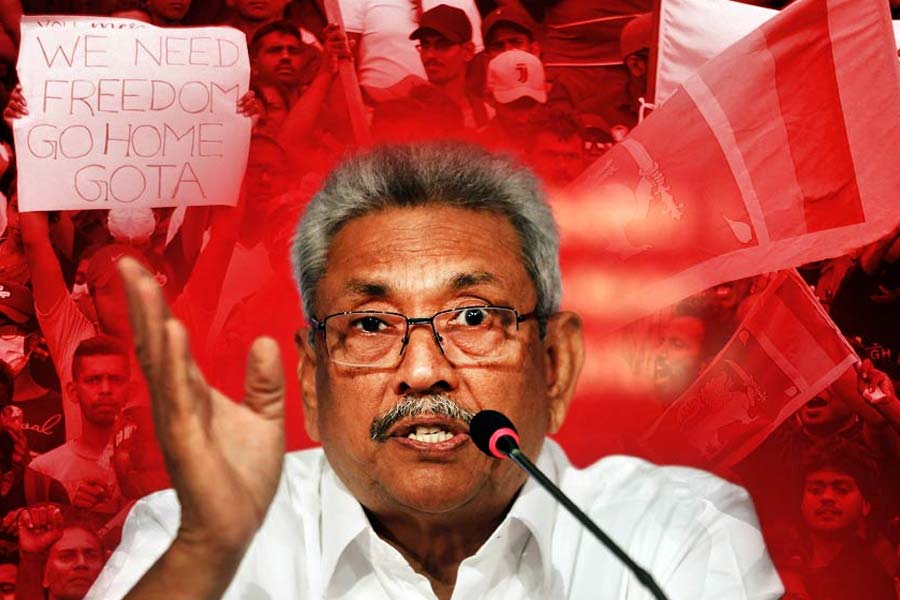 এপ্রিলে পাক রাজনীতির পট পরিবর্তনের পর মে মাসের মধ্যে আন্তর্জাতিক রাজনীতিতে চর্চায় উঠে আসে এশিয়ার আরও এক দেশ। প্রবল অর্থনৈতিক সঙ্কট এবং গণবিক্ষোভের মাঝে শ্রীলঙ্কার রাষ্ট্রপতি গোটাবায়া রাজাপক্ষে দেশ ছেড়ে পালিয়ে যান। পরে পদত্যাগ করেন। গদি ছাড়তে বাধ্য হন শ্রীলঙ্কার প্রধানমন্ত্রীও।