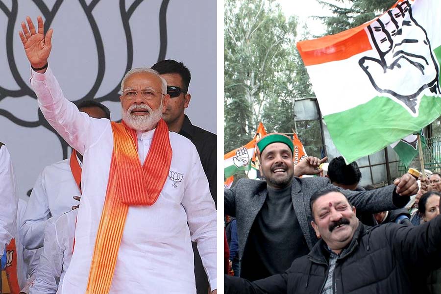 ৮ ডিসেম্বর: গুজরাতে টানা ৭ বার বিধানসভা ভোটে জিতে বাংলায় বামফ্রন্টের রেকর্ড ছুঁল বিজেপি। গড়ল সবচেয়ে ভাল ফলের রেকর্ডও। হিমাচল প্রদেশে ‘রাজ’ বদলানোর ‘রেওয়াজ’ মেনেই বিজেপিকে হারিয়ে ক্ষমতায় এল কংগ্রেস।