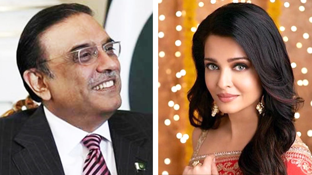 পাকিস্তানের প্রাক্তন প্রেসিডেন্ট আসিফ আলি জারদারি নাকি ঐশ্বর্যাকে ১০ কোটি টাকা দিয়েছিলেন। ২০০৮ সালে পাক প্রেসিডেন্ট থাকাকালীন তাঁর বাসভবনে একটি ব্যক্তিগত অনুষ্ঠানে পারর্ফম করার জন্যই ওই টাকা নিয়েছিলেন ঐশ্বর্যা। এ দাবি নাকি করেছেন পাকিস্তানের রাজনৈতিক বিশ্লেষক শাহিদ মাসুদ।