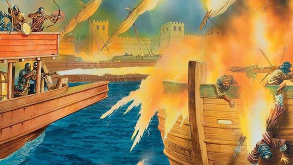 কোন ফর্মুলা বা প্রযুক্তিতে ‘গ্রিক ফায়ার’ তৈরি হয়েছিল? এক সময় শত্রুপক্ষের দখলে এলেও তা উদ্ধার করতে পারেনি তারা। ফলে চিরতরে হারিয়ে যায় এই অস্ত্রটি।