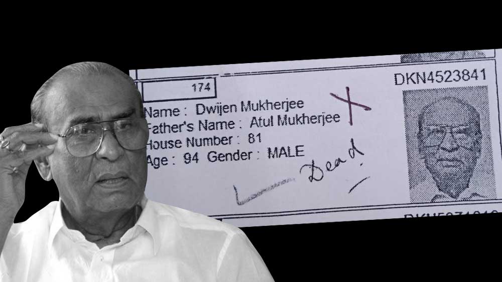 চার বছর আগে প্রয়াত দ্বিজেনের ভোট পড়ল বিধাননগরে, বিস্মিত গায়কের পরিবার