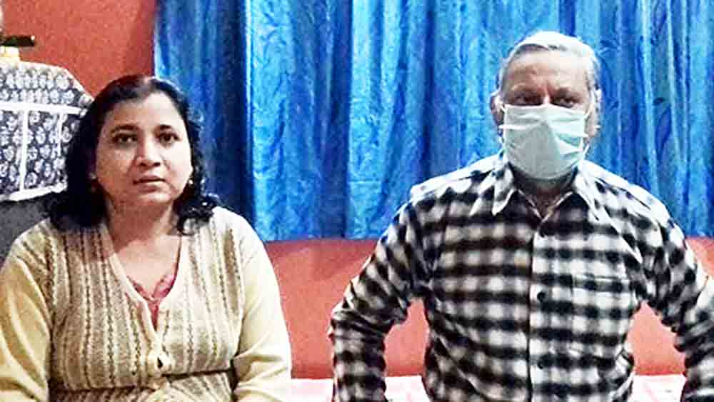 সুশান্ত ও পাপড়ি সরকার।