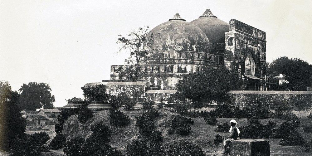 ভাঙার আগে যেমন ছিল বাবরি মসজিদ।