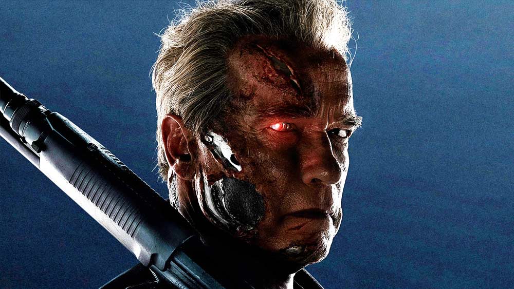 জেমস ক্যামেরনের পরিচালনায় তুমুল জনপ্রিয় হয়েছিল ‘দ্য টার্মিনেটর’ ছবিটি। তার পর ‘টার্মিনেটর’-কে কেন্দ্র করে একাধিক ছবিও তৈরি করা হয়। কাল্পনিক অ্যাকশন ছবির দুনিয়ায় ‘টার্মিনেটর’-কে নয়া উচ্চতায় নিয়ে গিয়েছিলেন শোয়ারজেনেগার। সাইবর্গের বুলেটেও যার একচুলও ক্ষতি হয় না। 