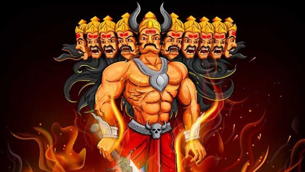 মান্ধাতার সঙ্গে রাক্ষসরাজ রাবণের এক বার যুদ্ধ হয়েছিল। দুই শিবভক্তের এই লড়িয়ে কারওরই জয় হয়নি। তবে মহা পরাক্রমশালী রাবণও মান্ধাতার শৌর্যকে স্বীকার করে নিয়েছিলেন। পরবর্তী কালে মান্ধাতারই বংশধর রমচন্দ্রের হাতে রাবণ নিহত হন। মান্ধাতার পরাক্রমের জন্য তাঁকে বহু পুরাণে ‘ত্রাসদস্যু’-ও বলা হয়েছে।  