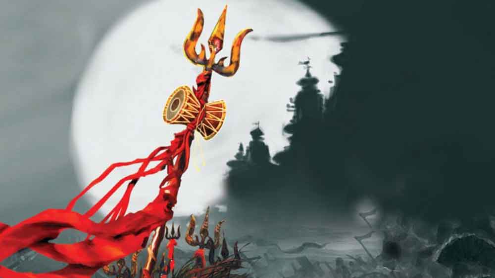 রাবণের ভগ্নীপতি লবণাসুরও ছিলেন শিবভক্ত। তিনি শিবের কাছ থেকে এক দৈব ত্রিশূল লাভ করেছিলেন। এই ত্রিশূলের কল্যাণে তিনি অপরাজেয় ছিলেন। মান্ধাতার আক্রমণ প্রতিহত করতে লবণাসুর সেই ত্রিশূল প্রয়োগ করেন। সৈন্য-সামন্ত সহ মান্ধাতা সেই ত্রিশূলের তেজে ভস্মীভূত হন।