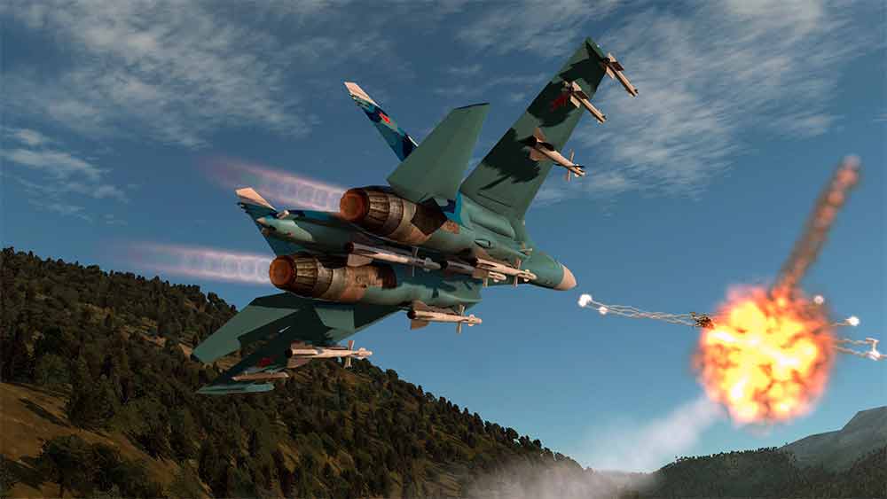 রয়টার্স-এর মতে, ‘অনলাইনে যে ভিডিয়োটি দেখা যাচ্ছে, তাতে ইউক্রেনের কোনও ফাইটার জেট রাশিয়ান যুদ্ধবিমানকে ধ্বংস করছে না। এটি আসলে ডিসিএস ভিডিয়ো গেমের অংশ।’