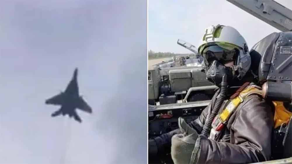 ইউক্রেনের সরকারি টুইটার হ্যান্ডলে ওই ভিডিয়োর সঙ্গে লেখা হয়েছে, ‘লোকজন একে ঘোস্ট অব কিভ বলে চেনেন। এবং তা যথার্থই বটে। রাশিয়ান হানাদার বিমানগুলির দুঃস্বপ্ন হয়ে দাঁড়িয়েছেন ইউক্রেনীয় বায়ুসেনার এই অভিজ্ঞ চালক।’