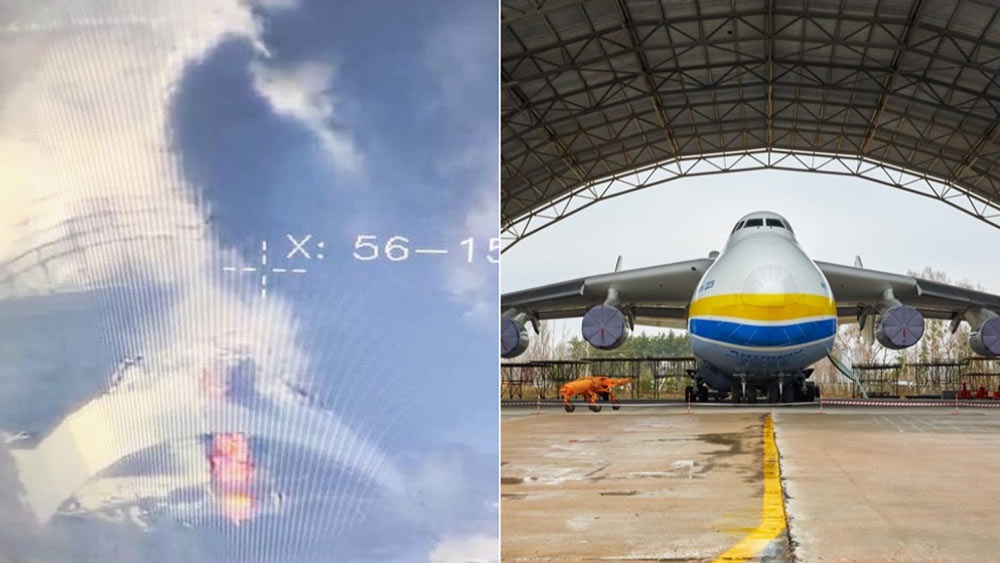 কিভের কাছে হস্টোমেল বিমান বন্দরে রুশ ক্ষেপণাস্ত্রের আঘাতে নষ্ট হয় বিমানটি। 