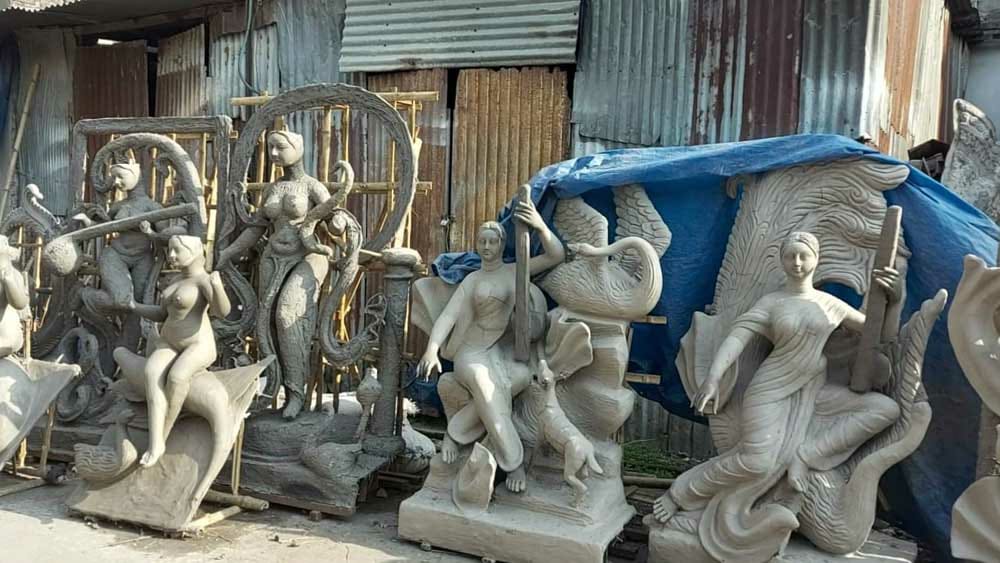 Saraswati Pujo celebration might get ruined due to Covid 19 pandemic and WB Municipal Election dgtld
