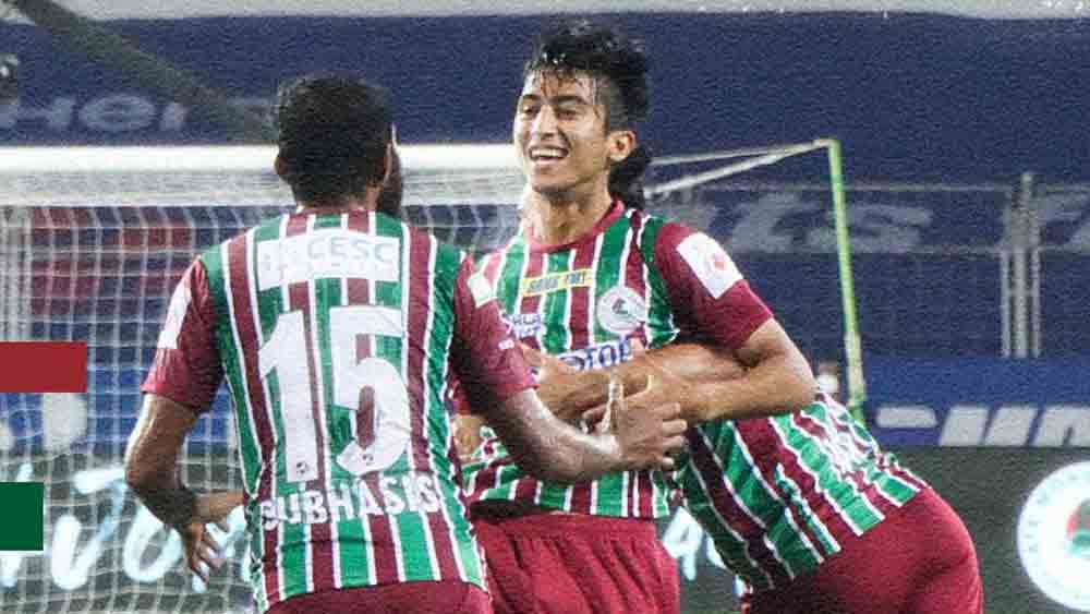 হ্যাটট্রিকের পরে কিয়ানের উচ্ছ্বাস।