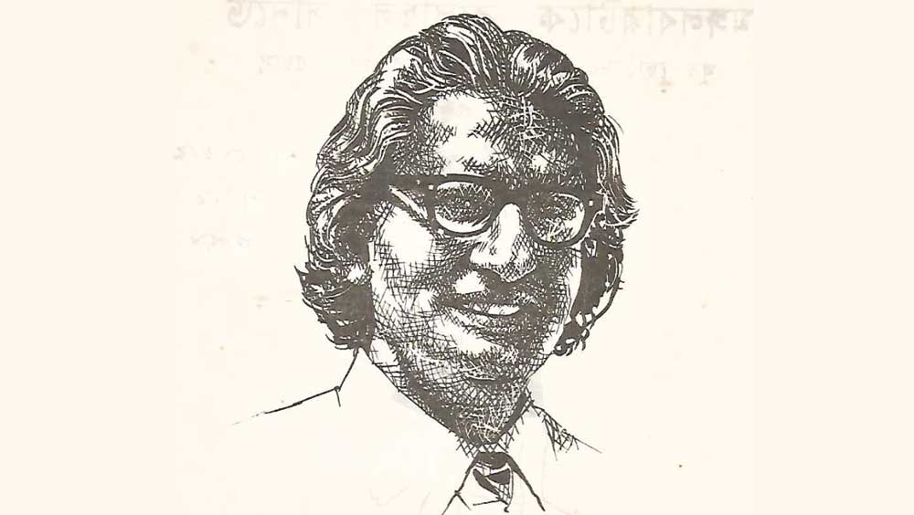 রেখাচিত্রে পীযূষ বন্দ্যোপাধ্যায়।