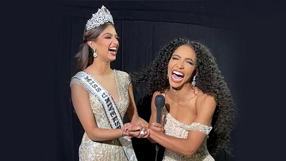 বিশ্বসুন্দরী হরনাজ সান্ধুর সঙ্গে চেসলি