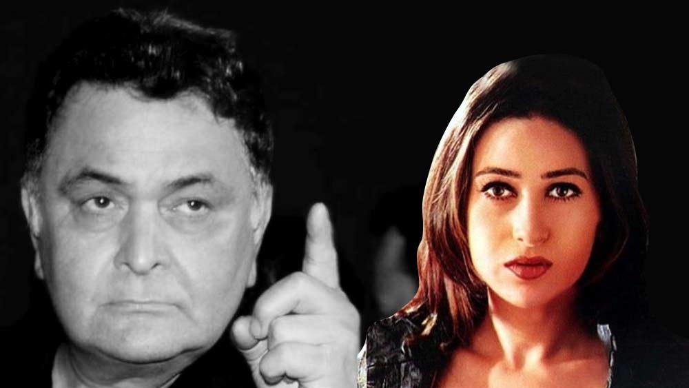 এত ছোট পোশাক পরা নিয়ে প্রশ্ন তুলেছিলেন ঋষি কপূর। ঋষির মতে, কপূর পরিবারের মেয়ে অভিনয় করেছে বলেই দর্শকরা ছবি দেখতে আসতেন। নায়িকা হিসাবে প্রচার পেতে সুইমস্যুট পরার কোনও দরকার ছিল না করিশ্মার।