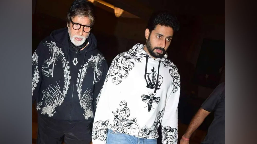 নেটমাধ্যমে সেই ছবির কিছু দৃশ্য পোস্ট করতেও দেখা গিয়েছে ‘বিগ বি’কে। শুধু তা-ই নয়, পুরস্কার বিতরণী অনুষ্ঠানের মঞ্চে নৃত্য পরিবেশন করলে সেই মুহূর্তের ছবি পোস্ট করে ছেলেকে শুভেচ্ছা জানান অমিতাভ।