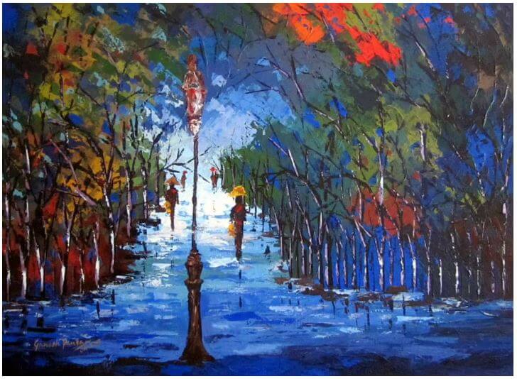 গণেশ পাণ্ডা – ‘বৃষ্টি ভেজা শহর’