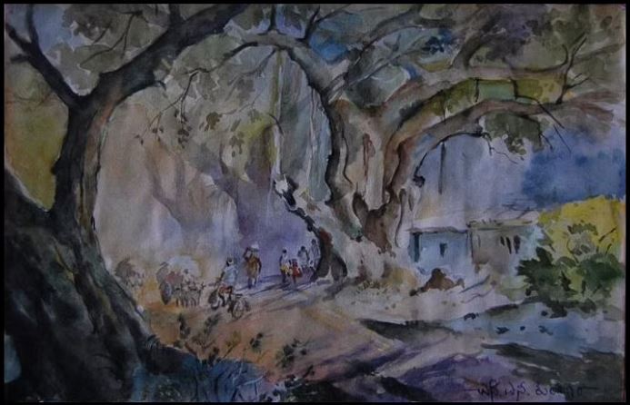 নারায়ণ কুম্বার — ‘বৃষ্টিস্নাত প্রকৃতি’