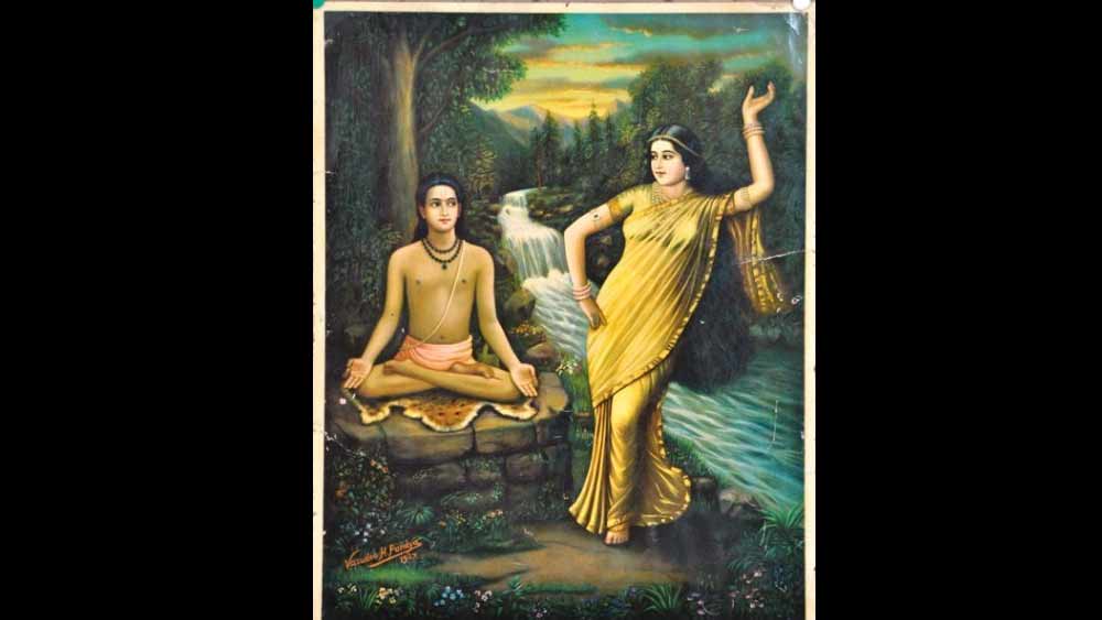 মহাভারত অনুসারে, উর্বশী ঋষ্যশৃঙ্গ মুনিরও জন্মদাত্রী। মহামুনি কশ্যপের পুত্র বিভাণ্ডক উর্বশীকে এক নদীতে স্নানরতা অবস্থায় দেখে কামাতুর হয়ে পড়েন এবং তাঁর রেতঃস্খলন হয়। সেই রেতঃ এক হরিণী (আসলে এক শাপগ্রস্তা অপ্সরা) তার দেহে ধারণ করে এবং শিং-যুক্ত এক দিব্য শিশুর জন্ম দেয়। ইনিই বিখ্যাত ঋষ্যশৃঙ্গ মুনি।