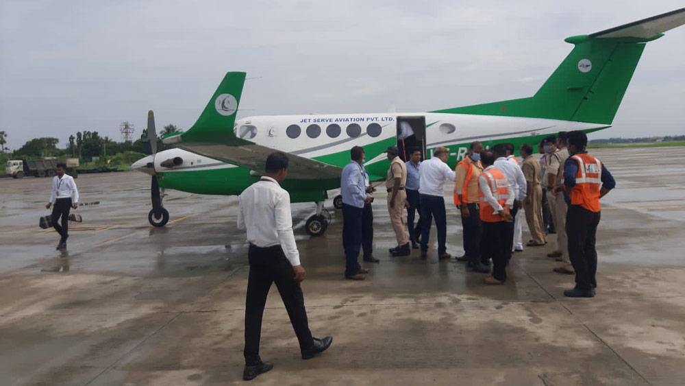 গুয়াহাটি থেকে এল এয়ার অ্যাম্বুল্যান্স, পার্থকে নিয়ে উড়ে গেল ভুবনেশ্বরের এমসে