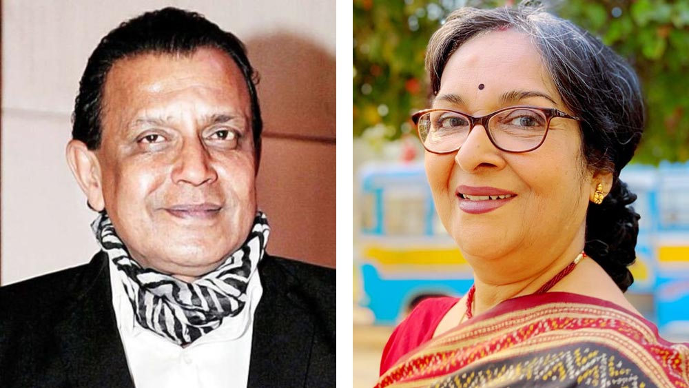 ধুতি-পাঞ্জাবি, গরদের শাড়িতে সেজে ‘আইনি বিয়ে’ মিঠুন-মমতাশঙ্করের! বিয়ে দিলেন বিশ্বনাথ