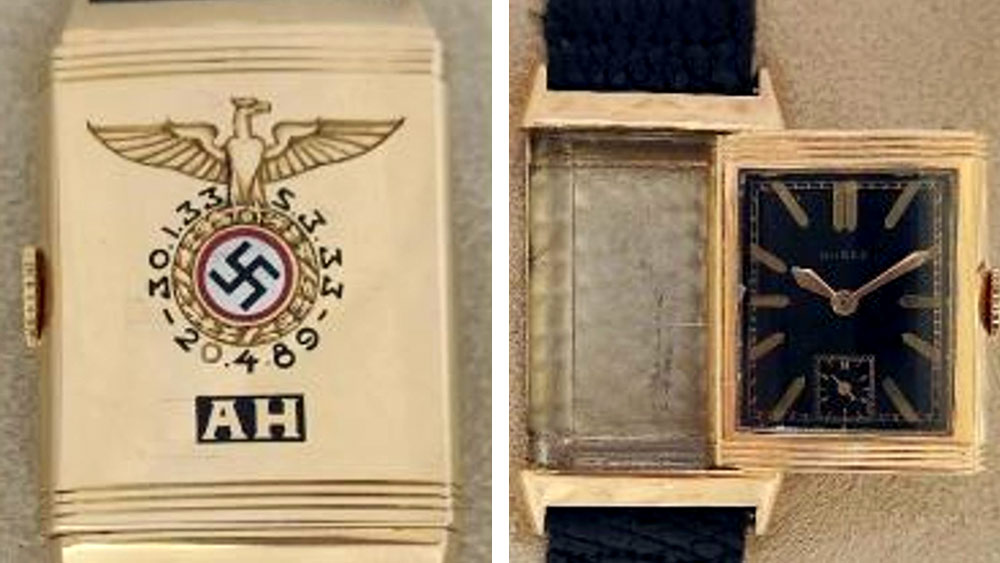 তুমুল বিতর্ক সত্ত্বেও নিলামে বিক্রি হয়ে গেল ‘অ্যাডলফ হিটলারের একটি সোনার হাতঘড়ি'। যদিও হাতঘড়িটি হিটলারেরই কি না, তা নিয়ে নিশ্চিত নন কেউ। তবে বিরাট অঙ্কের টাকা খরচ করে তা কিনে নিয়েছেন এক অজ্ঞাতপরিচয় ব্যক্তি।