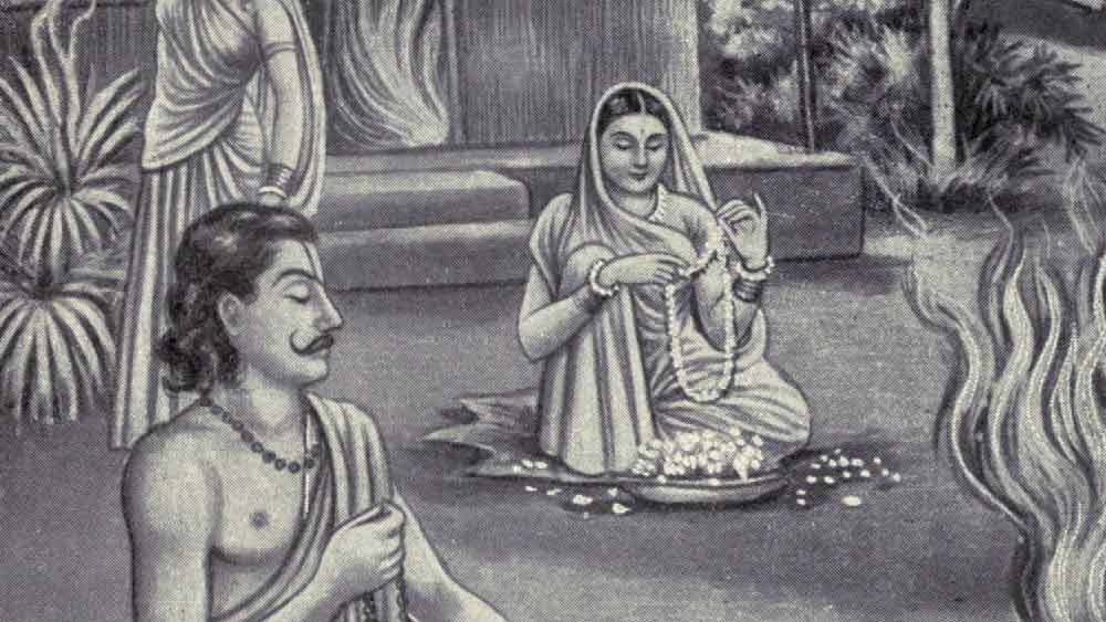 পাণ্ডু তখন মাদ্রীর গর্ভে সন্তান আনার জন্য কুন্তীকে অনুরোধ করেন। মাদ্রী অশ্বিনীকুমারদ্বয়কে আহ্বান করলে সেই দেবতা যুগলের কৃপায় নকুল ও সহদেবের জন্ম হয়। কুন্তী জানতেন না, মাদ্রী যুগল দেবতাকে আহ্বান করেছেন। এতে তিনি মাদ্রীর উপরে বিরক্ত হন এবং পাণ্ডু মাদ্রীর গর্ভে আরও সন্তান চাইলে তা দিতে তিনি অস্বীকার করেন।