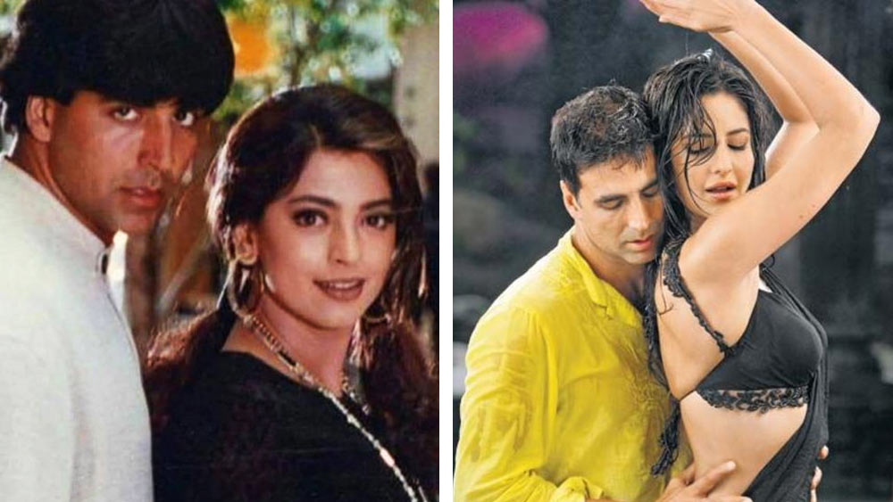 জুহি চাওলা, মাধুরী দীক্ষিতের মতো সমসাময়িক অভিনেত্রীদের সঙ্গেও অভিনয় করতে দেখা গিয়েছে অক্ষয়কে। বিপাশা বসু থেকে ক্যাটরিনা কইফ— অনেকেরই সাফল্য যাত্রা শুরু করেন অক্ষয়ের হাত ধরেই।